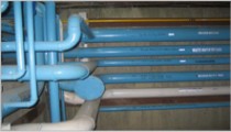 Compressed Air, Water Supply Piping for Die Casting